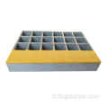 FRP Floor Grating Plastic Flip Grating in vendita